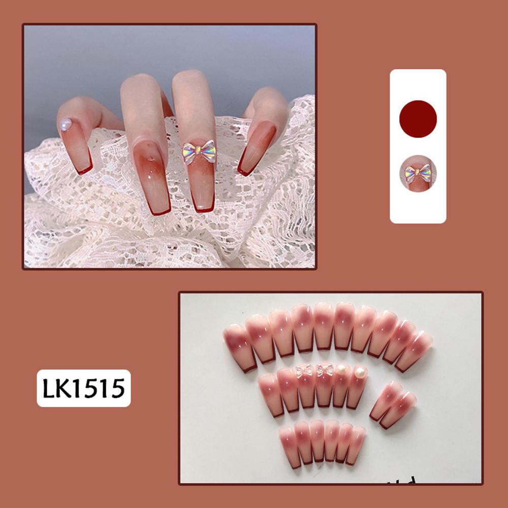 Hộp 24 Móng Tay Giả Thời Trang Cho Nữ