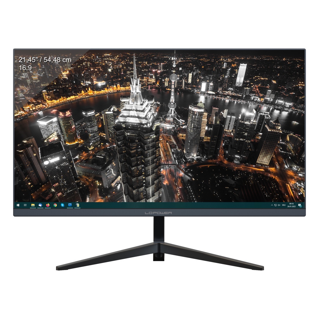 Màn hình LC-Power LC-M22-FHD-75 (21.5 inch/FHD/VA/75Hz/5ms/250 nits/HDMI+VGA+Audio)