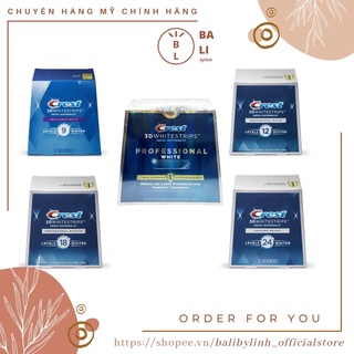 Miếng dán trắng răng CREST 3D WHITESTRIPS Professional Effect/ Briliance White