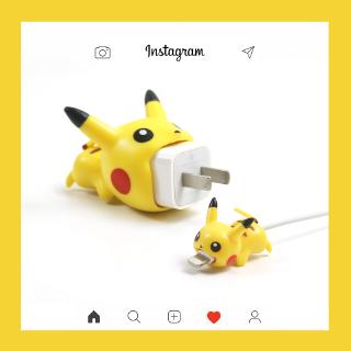 nút bảo vệ đầu dây cáp hình pikachu