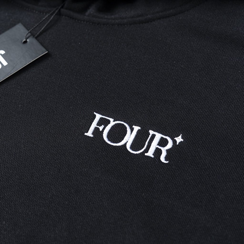 Áo Hoodie JOG04 - chất liệu nỉ chân cua 100% cotton , định lượng 380gsm ( hình thêu FOUR )