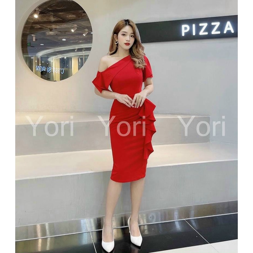 (Mẫu Mới) Đầm UMI Hở Vai Ôm Body Siêu Hack Dáng Up Valentina Shop