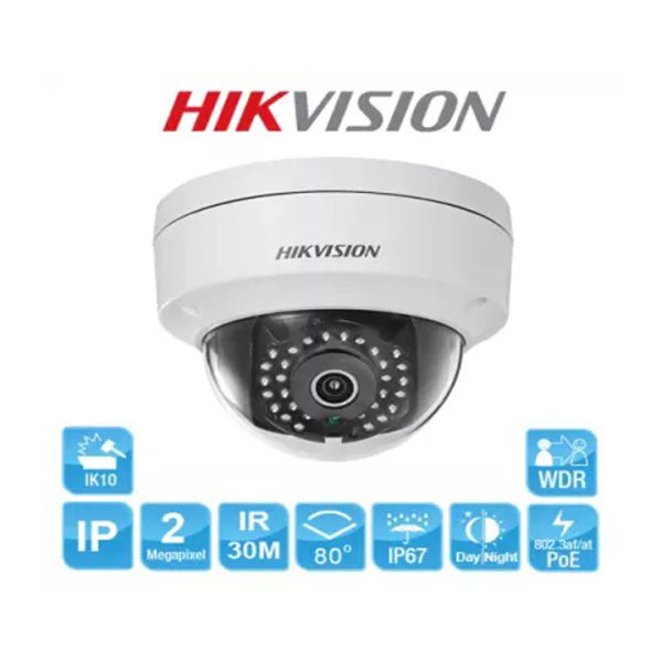 Camera IP dome hồng ngoại 4MP Hikvision DS-2CD1143G0-IUF tích hợp Mic - Hàng chính hãng, bảo hành 24 tháng