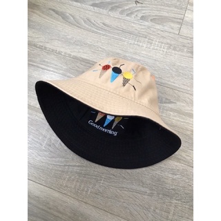 Nón bucket 2 mặt -NBK01- ba que kem