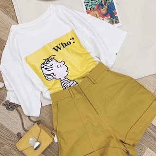 SET ÁO THUN IN QUẦN SHORT KAKI