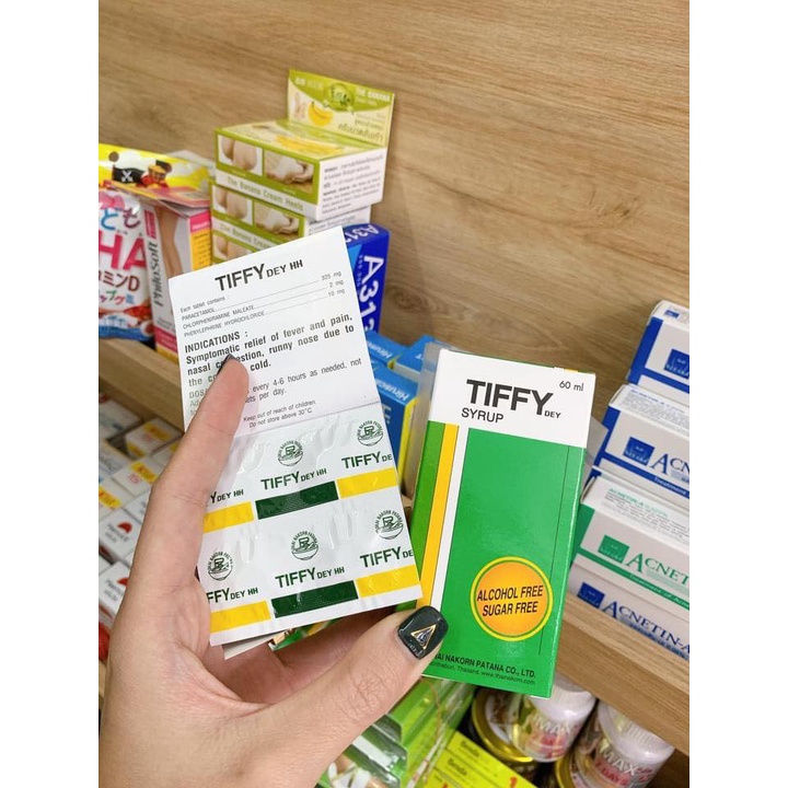 Siro Tiffy Thái Lan 🇹🇭 Dành Cho Bé An Toàn Và Hiệu Quả