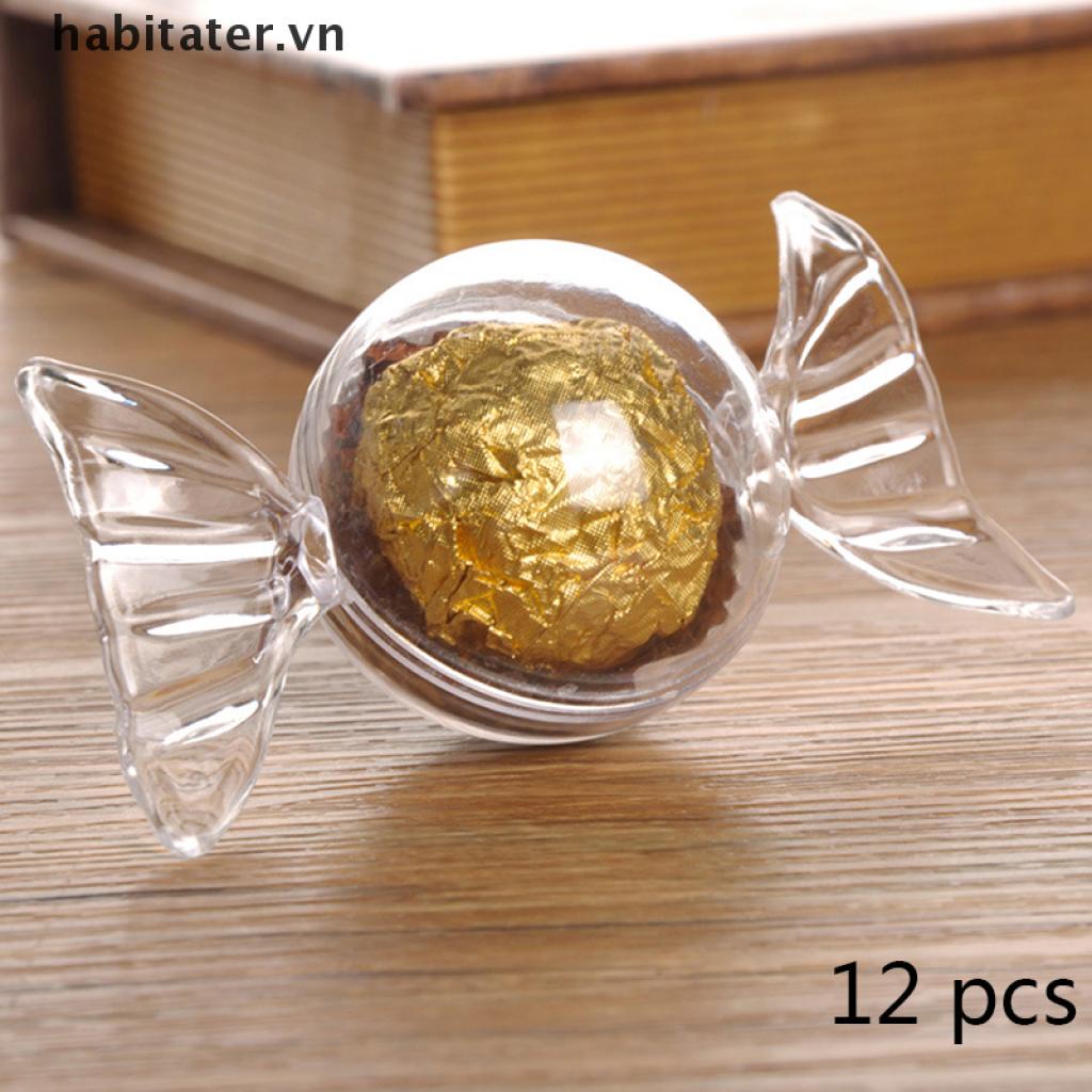 Set 12 Hộp Kẹo Mini Dễ Thương Dùng Để Trang Trí Tiệc Cưới / Sinh Nhật