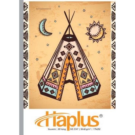 Vở kẻ ngang HAPLUS -SOUVENIR 200 trang