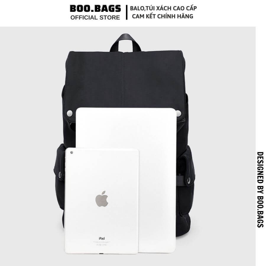 Balo Nam - Nữ Đi Học Vải Dù Siêu Bền Cao Cấp, Balo Laptop Siêu Nhẹ Cao Cấp Chống Nước  Boobags Boo-012