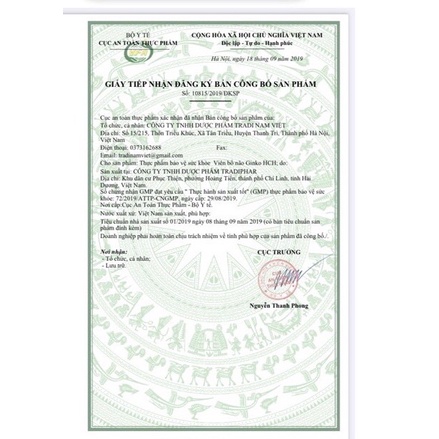 VIÊN BỔ NÃO GINKO HCH - HỘP 100 VIÊN