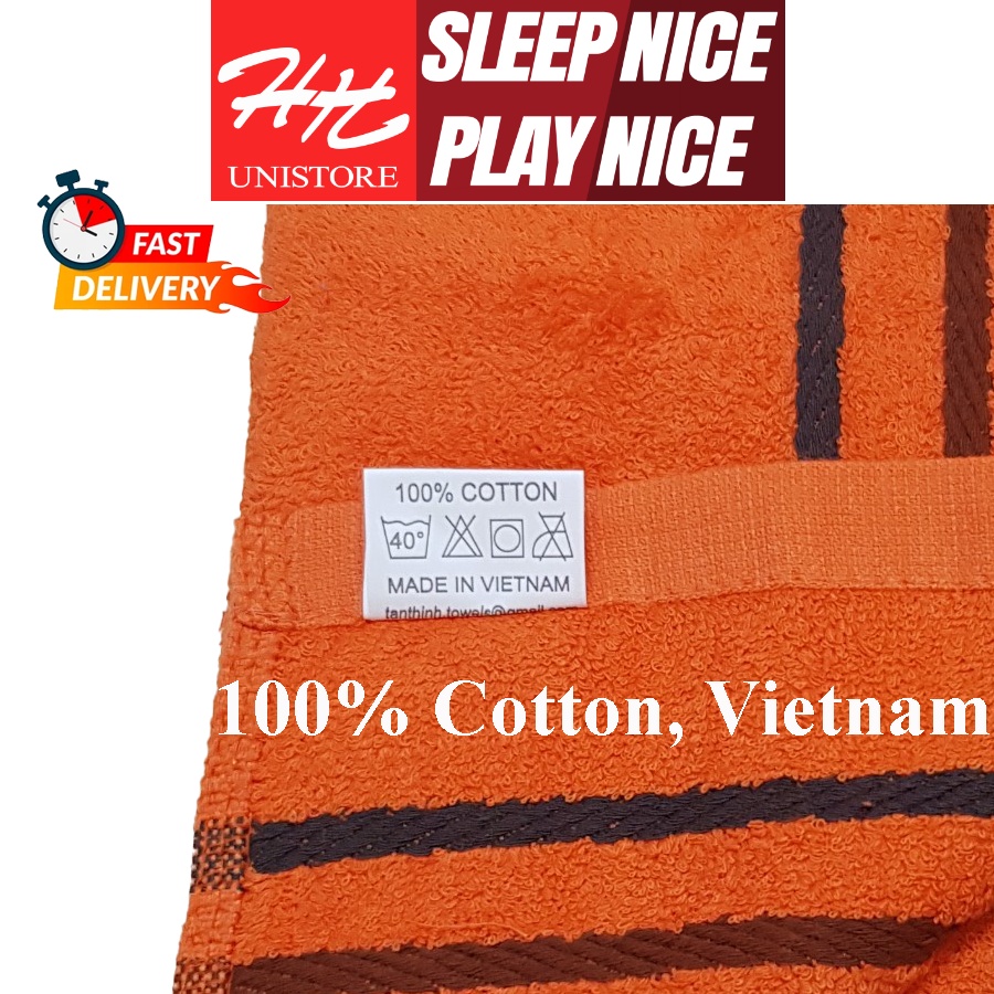 Khăn tắm cho bé vải cotton 100% hàng xuất khẩu HY&amp;HAN Unistore