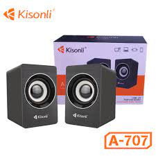 Loa 2.0 Kisonli A-707- Loa Vi Tính 2.0- Mới - Bảo Hành 12 Tháng