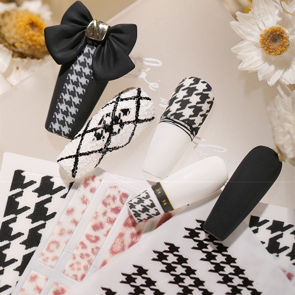 [Hàng mới về] Miếng dán trang trí móng tay 3d họa tiết tùy chọn chống thấm nước diy