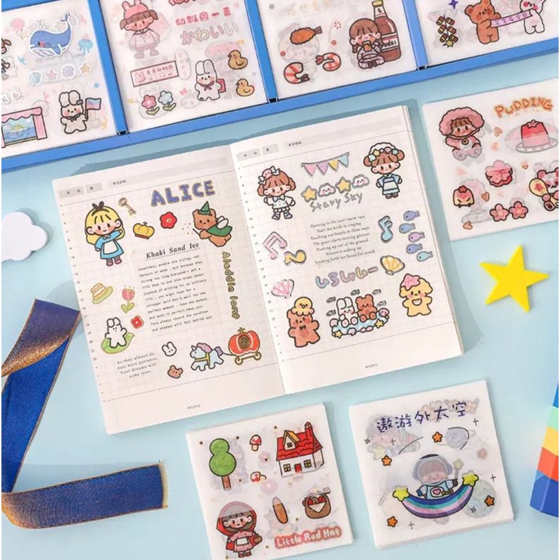 Sticker nhân vật đáng yêu