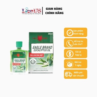 Dầu khuynh diệp con ó eagle brand 2 nắp mỹ nắp 30ml