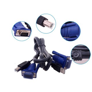 (CÓ SHIP HỎA TỐC) CÁP KVM USB 1.5M - CÁP NỐI BỘ KVM