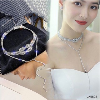 Vòng cổ choker đá vô cực trẻ trung