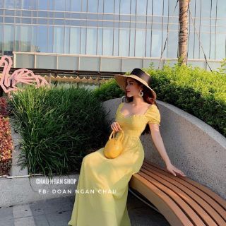 Đầm maxi nhúng