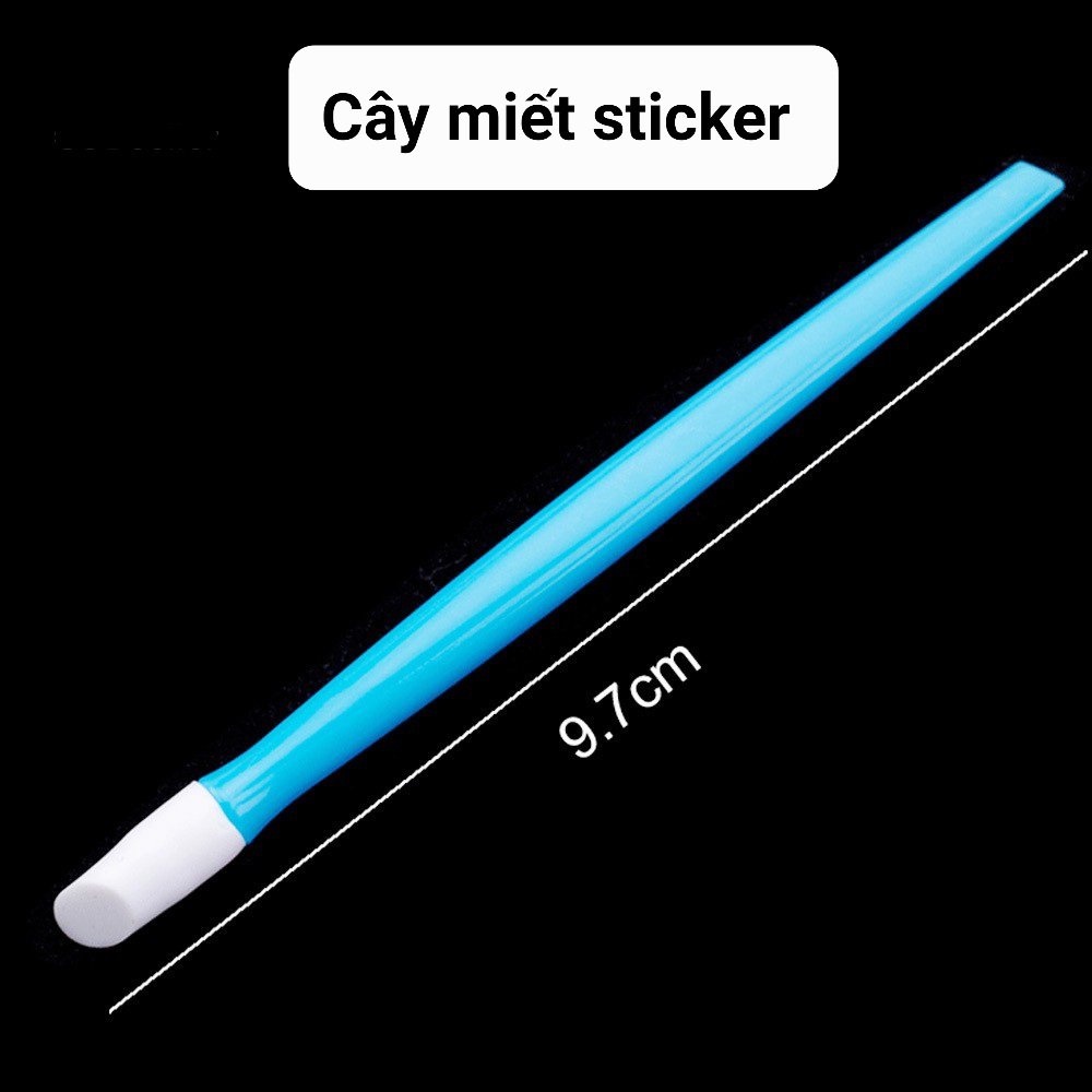 [Siêu Sale] [Rẻ vô địch] cây miết sticker, cây chà móng, bút chà sticker, cây chà hình dán móng