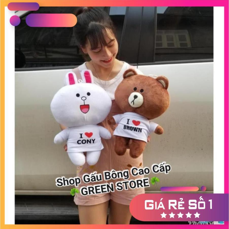 [Hàng xịn] [RẺ VÔ ĐỊCH] Gấu Bông Brown or Gấu Bông thỏ cony size 40cm HÀNG CAO CẤP