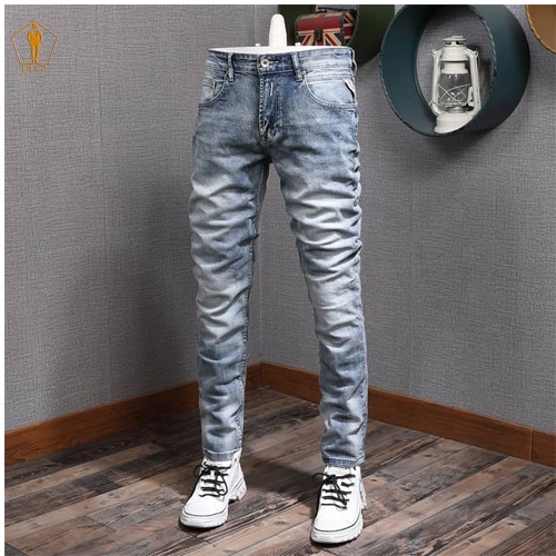 Quần jean nam TRAZ rách gối màu đen trơn chất bò cao cấp co dãn 4 chiều đẹp rin trơn form dáng skinny