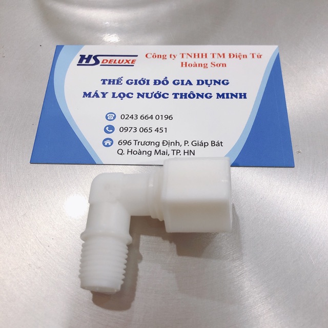Cút nối chậm - Cút đầu vào máy lọc nước RO ra dây phi 10