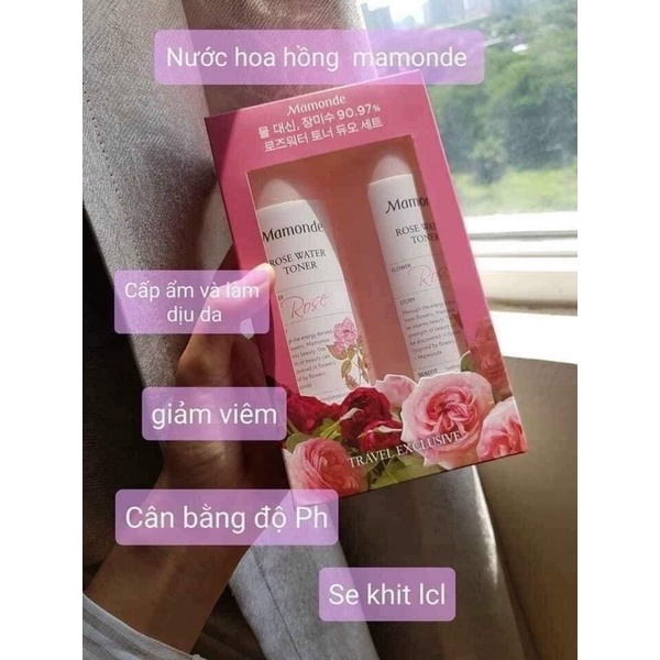 Nước hoa hồng Mamonde Rose Water Toner