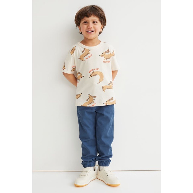 Bộ áo cộc quần dài h.m cho bé trai từ 4-9y (Authentic)