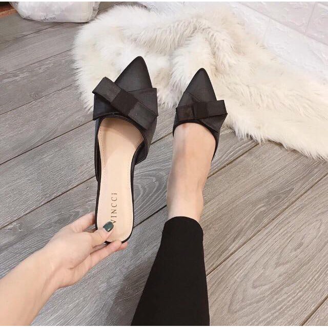 SU1_Dép sục nơ lụa siêu xinh