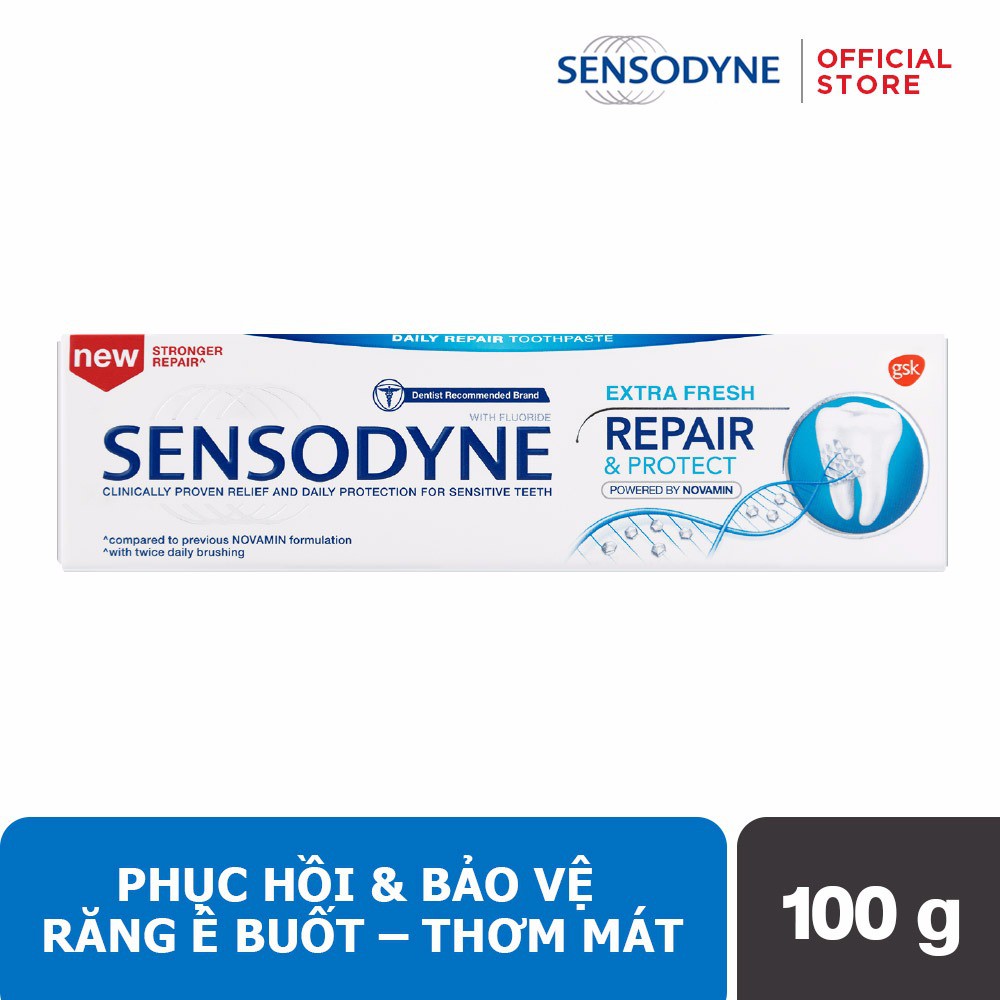 Kem Đánh Răng Sensodyne Repair & Protect Extra Fresh 100g | WebRaoVat - webraovat.net.vn