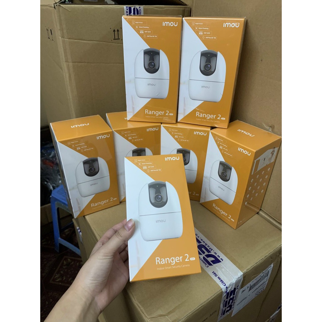 Camera WIFI (XOAY 360) IMOU Ranger 2 A42P-B Độ nét cao 4MP 1080p FullHD ( kèm thẻ nhớ 32gb, 64gb ) | BigBuy360 - bigbuy360.vn