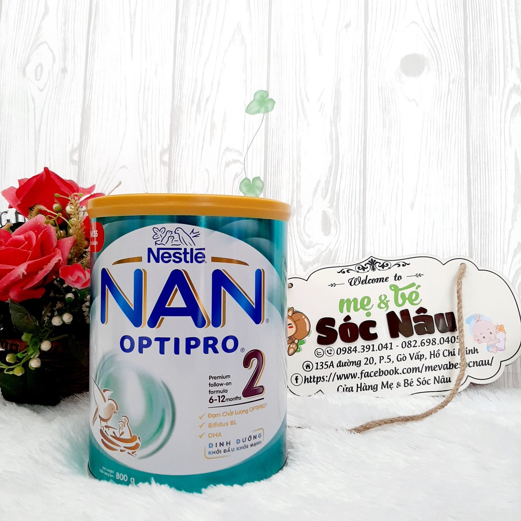 [CHÍNH HÃNG] Sữa Bột Nestlé NAN Optipro 1/2/3/4, 800g [liên tục cập nhật date mới nhất]