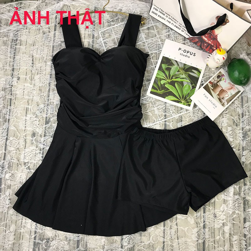 (CÓ BIGSIZE) Bộ Đồ Bơi Nữ Bikini Áo Tắm 1 Mảnh Dạng Váy Kín Đáo | BigBuy360 - bigbuy360.vn