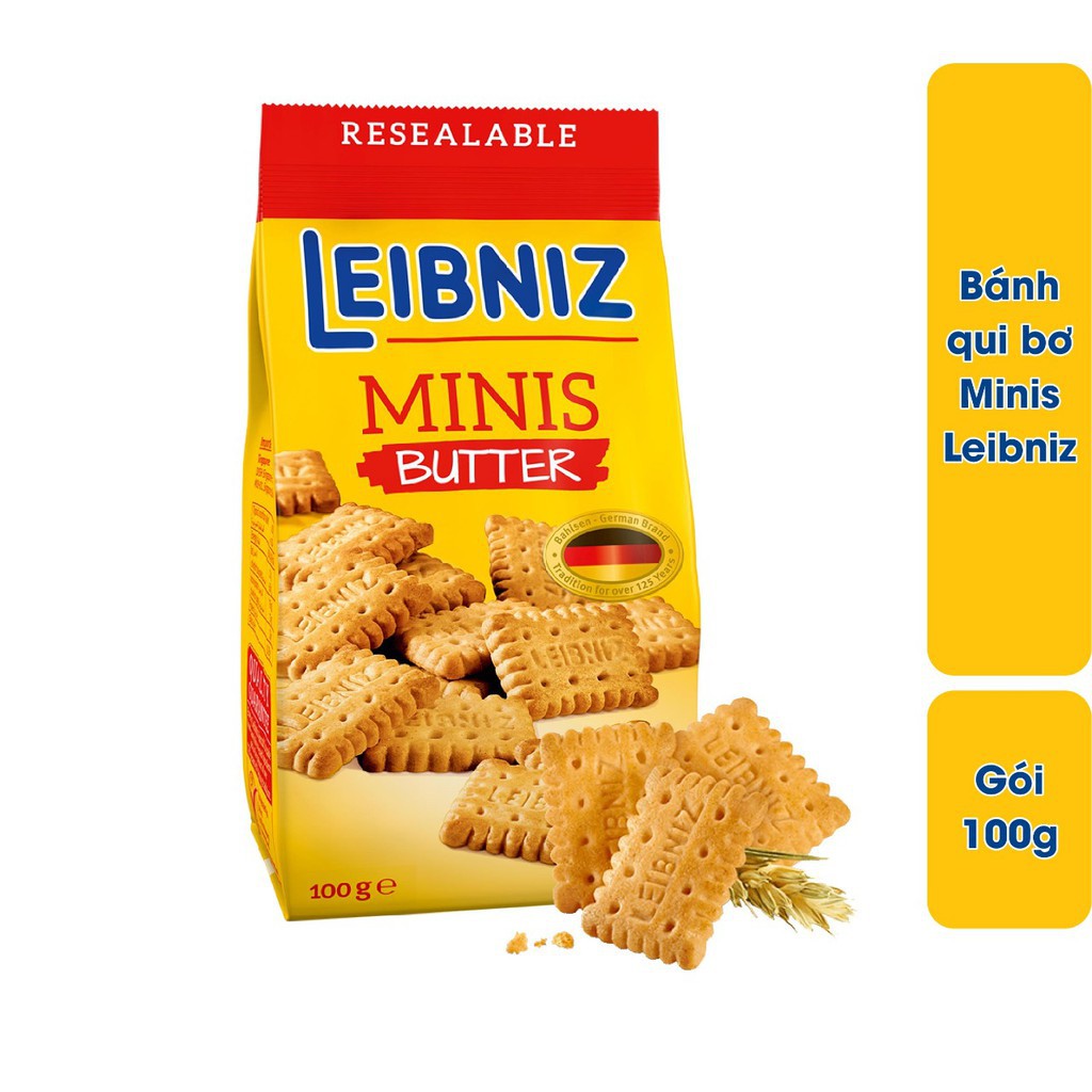 (3 vị) Bánh quy Leibniz Minis 100gr