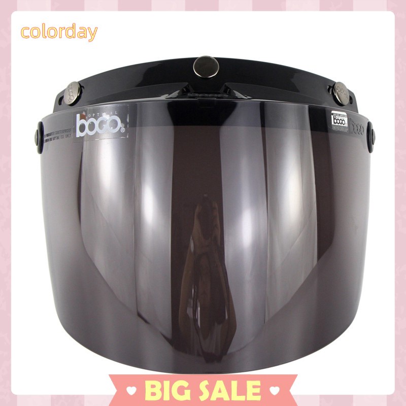 Kính Chắn Gió 3 Bước Lật Lên Xuống Cho Mũ Bảo Hiểm Xe Máy