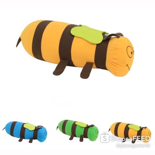 Gối ôm hình con ong, gối ôm thú nhồi bông 70x16cm Hometex