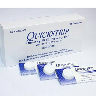 Com bo 1 hộp 24 que thử thai Quicktrip