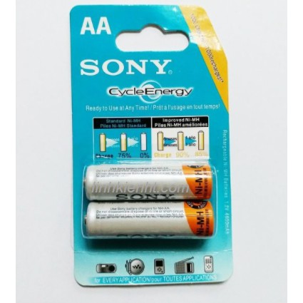 1 cặp Pin Sạc AA Sony Dung Lượng 4600mAh