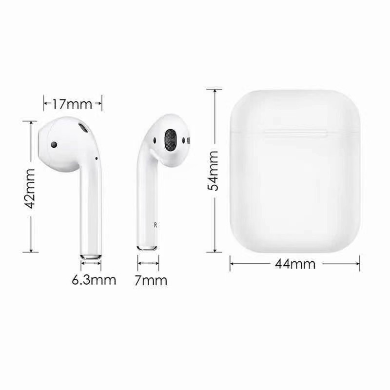 Tai nghe airpods 2 Phiên Bản Cao Cấp Nhất - Dùng cả IOS và Android BAỎ HÀNH 6 THÁNG 1 ĐỔI 1