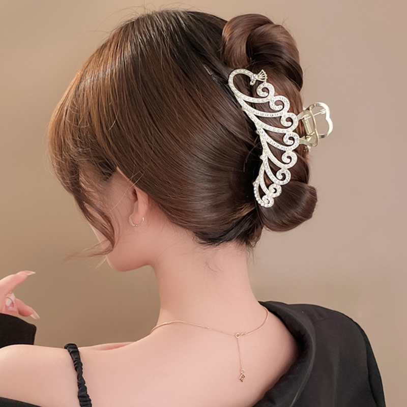 Kẹp Tóc Kim Loại Hình Cá Mập Phong Cách Hàn Quốc Cho Nữ