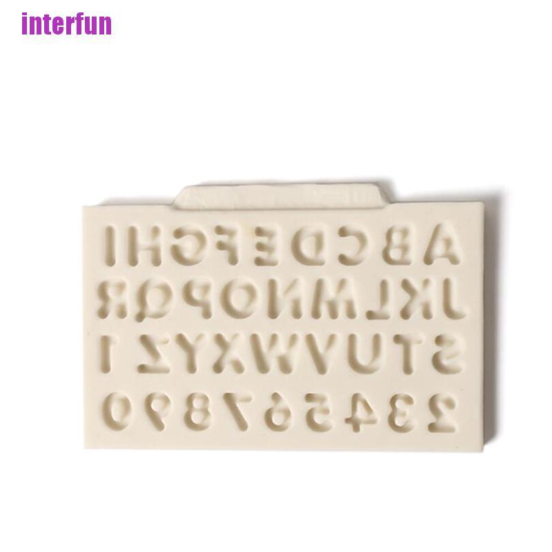 Khuôn Làm Bánh Chất Liệu Silicone Hình Chữ Cái