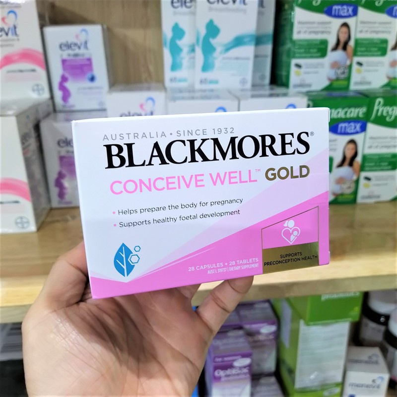 Viên uống tăng khả năng thụ thai Blackmores Conceive, 56 viên