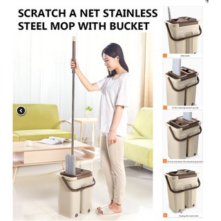 Cây lau nhà - Bộ lau nhà thông minh 4 trong 1 - 2 BÔNG LAU - NHẬP MÃ KHUYẾN MÃI KHI MUA HÀNG ĐỂ ĐƯỢC NHẬN ƯU ĐÃI