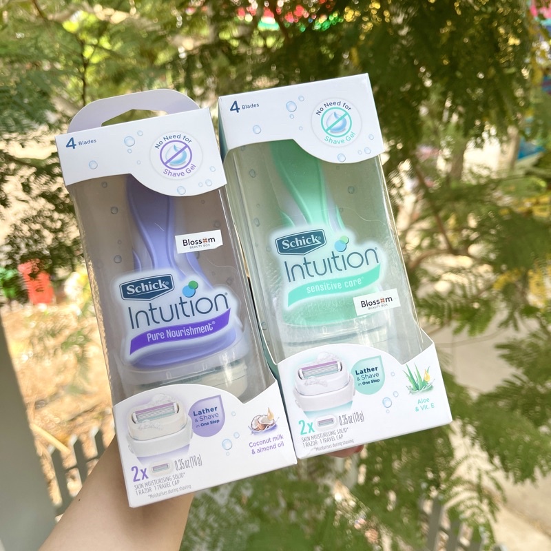 [đủ bill] DAO CẠO SCHICK INTUITION ĐẦU BƠ KÈM REFILL