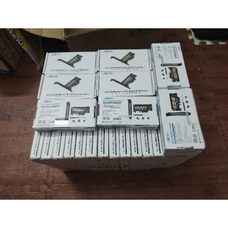 Card Adapter JEYI SK4 - Card Chuyển Đổi SSD M2 PCIe Gen3 x4 To PCI-E 4x - M2 NVMe Adapter