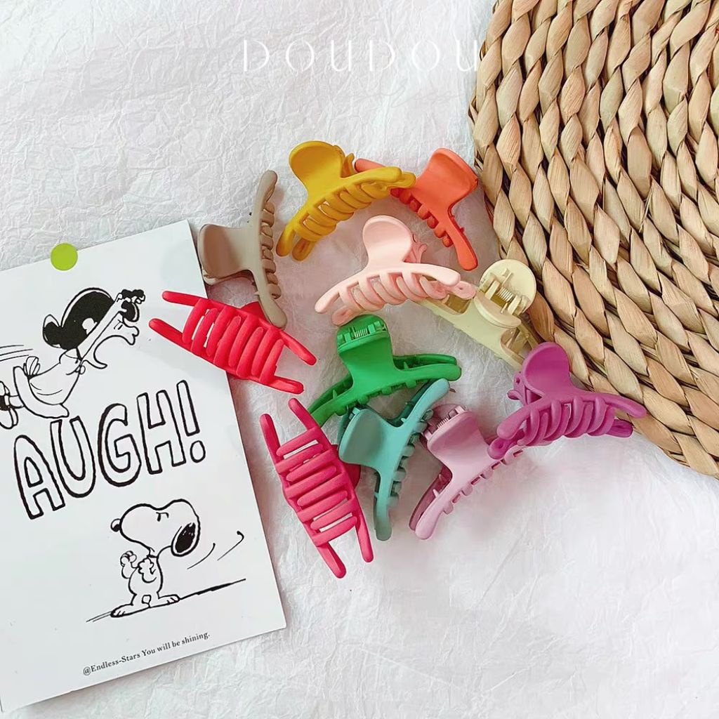 (XẢ KHO THANH LÝ) Phụ kiện tóc Doudou Kẹp càng cua kẹp mái cỡ nhỏ 6cm cho nữ phong cách Hàn Quốc thời trang ZJ032
