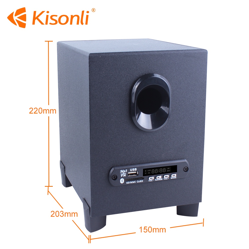 Loa Máy Vi Tính Laptop Bluetooth Để Bàn Chính Hãng Kisonli TM-6000U Loa Pc Bass Mạnh - CHÍNH HÃNG