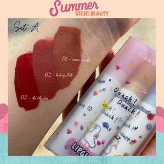 [HÀNG MỚI VỀ] SET SON VỊT 3 CÂY KISS BEAUTY