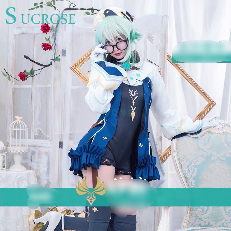 Set cosplay Sucrose Genshin Impact