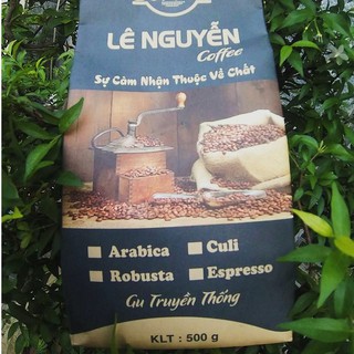 500gr Cafe sạch rang mộc xay sẵn.